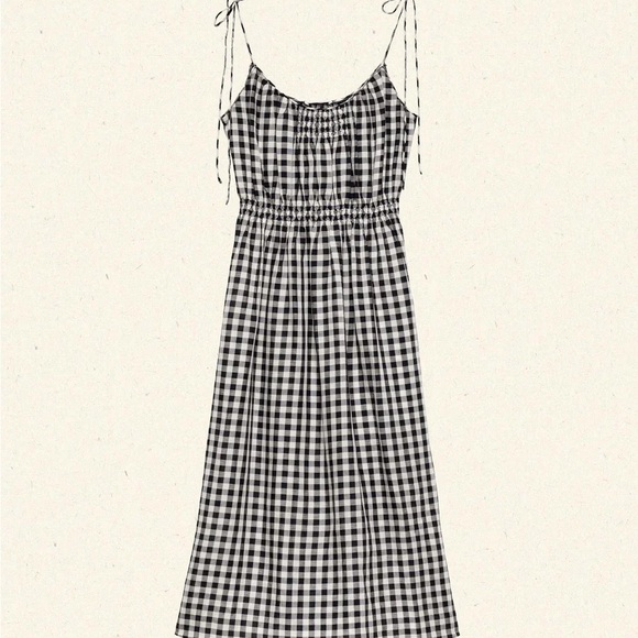 Doen Leslie Midi Dress in gingham - Picture 5 of 5